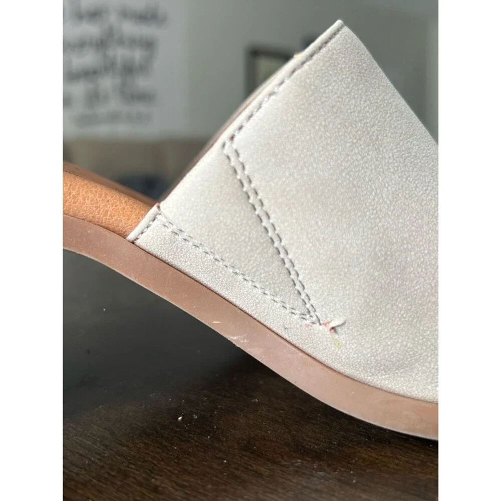 Lucky Brand Block Heel 8.5 Women's Ankle-Strap Sandals in Light Taupe